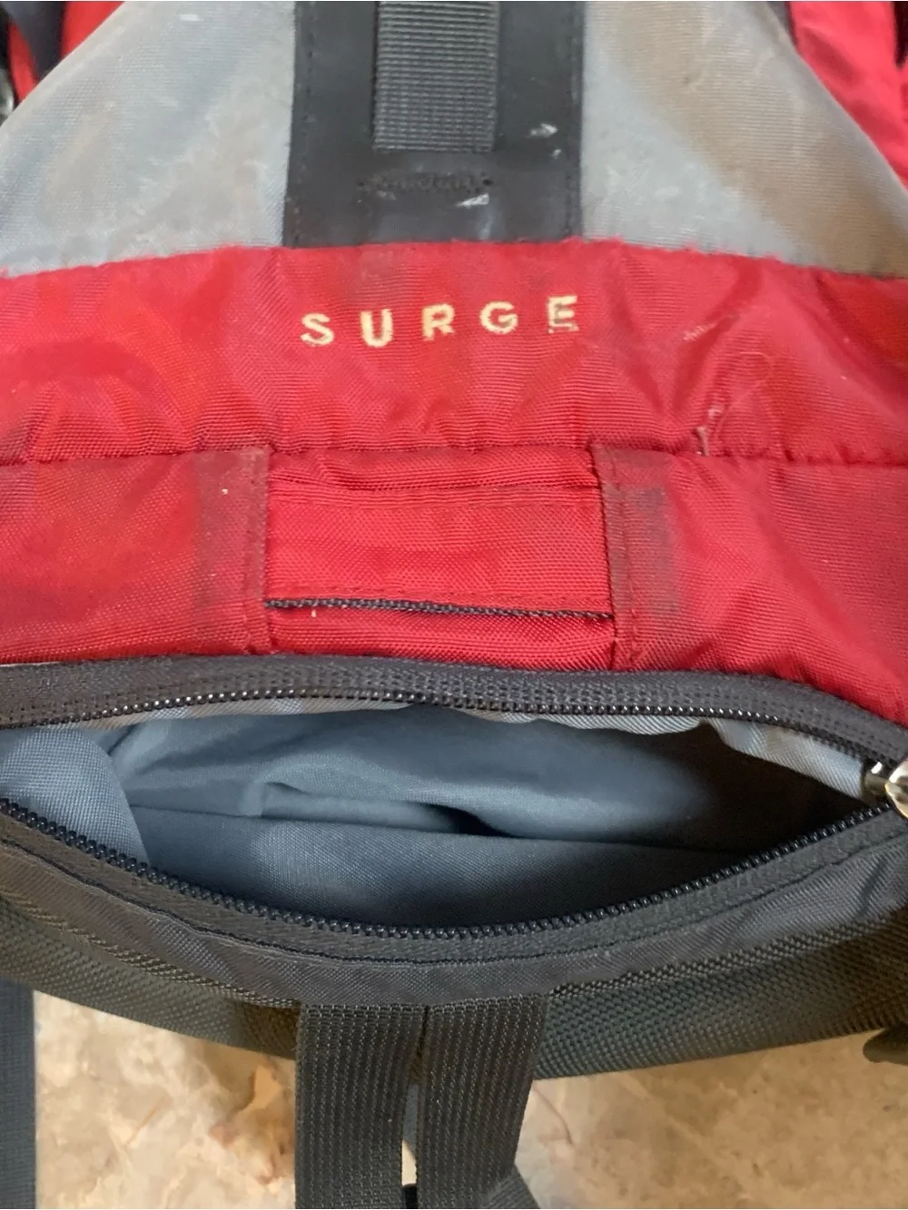 The North Face Surge Backpack Northface Bag School College Hiking Worn